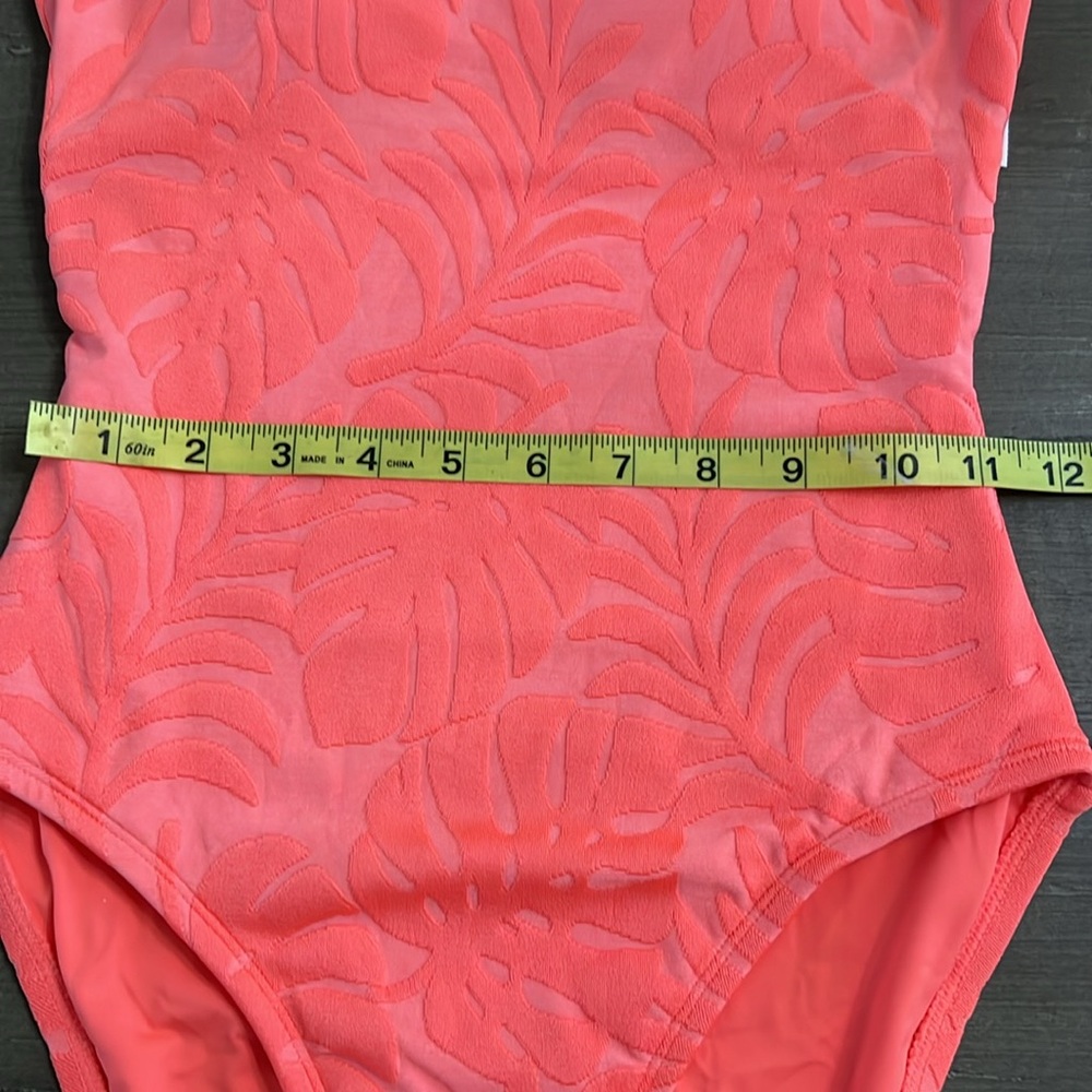La Blanca One Pieces Island Palm Coral Swimsuit New Tummy Control 50SPF - Picture 12 of 13